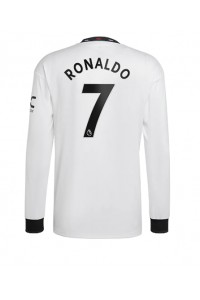 Manchester United Cristiano Ronaldo #7 Voetbaltruitje Uit tenue 2022-23 Lange Mouw